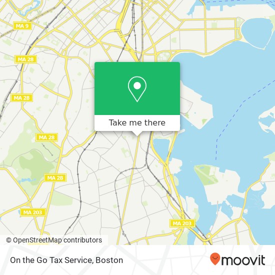 Mapa de On the Go Tax Service