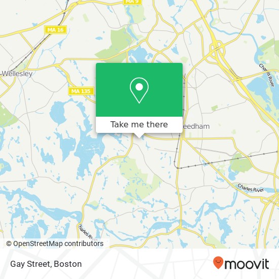 Gay Street map