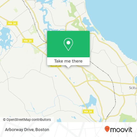 Mapa de Arborway Drive