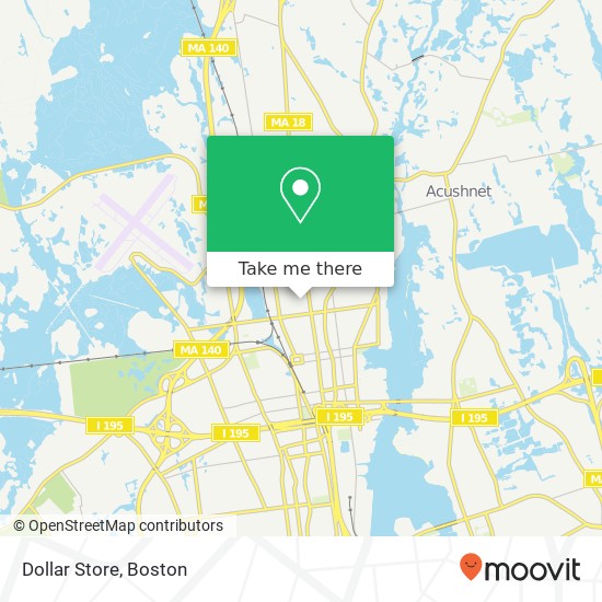 Mapa de Dollar Store