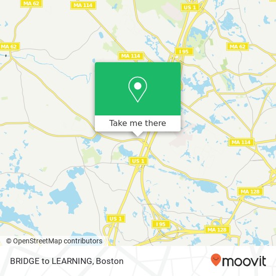 BRIDGE to LEARNING map