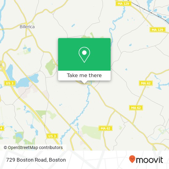 Mapa de 729 Boston Road