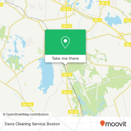 Mapa de Davis Cleaning Service