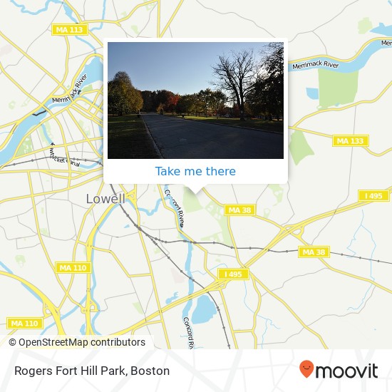 Mapa de Rogers Fort Hill Park