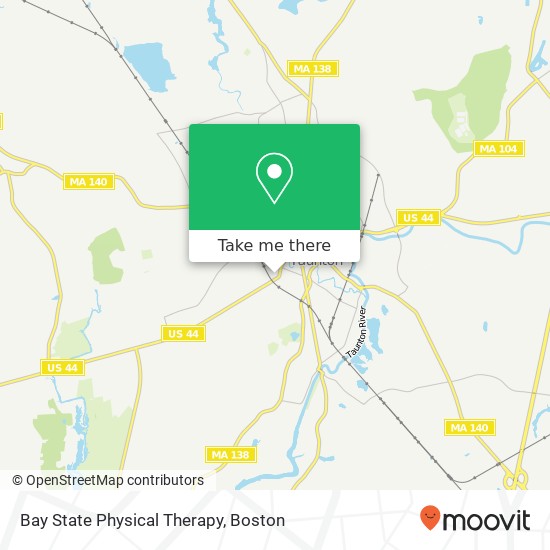 Mapa de Bay State Physical Therapy