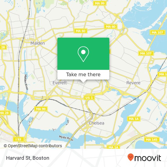 Mapa de Harvard St