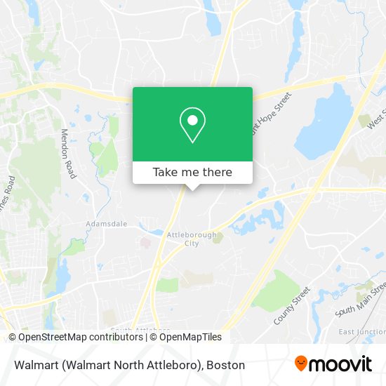 Walmart (Walmart North Attleboro) map