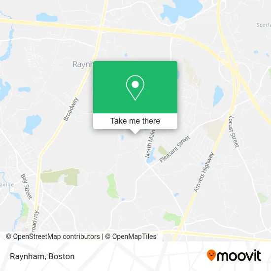 Raynham map
