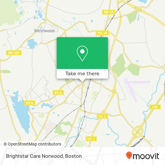 Brightstar Care Norwood map