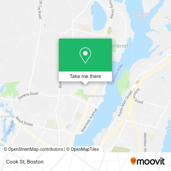Cook St map