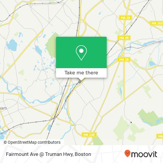 Fairmount Ave @ Truman Hwy map