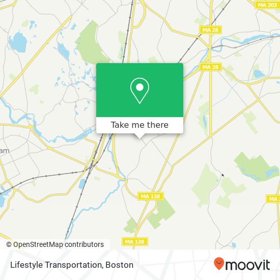 Mapa de Lifestyle Transportation