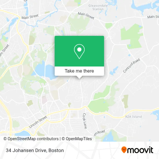 34 Johansen Drive map
