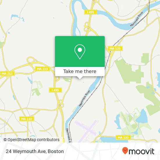 24 Weymouth Ave map