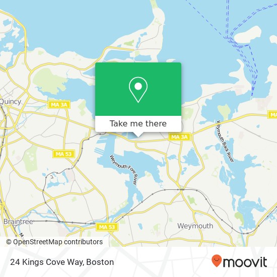 Mapa de 24 Kings Cove Way