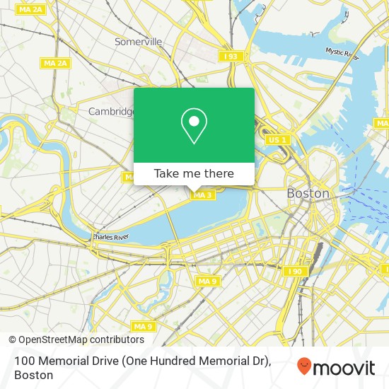 100 Memorial Drive (One Hundred Memorial Dr) map