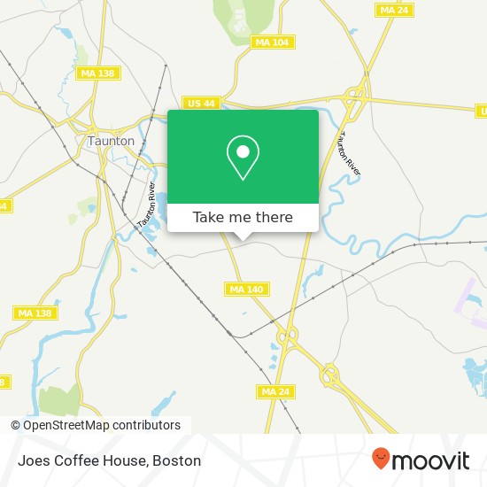 Mapa de Joes Coffee House