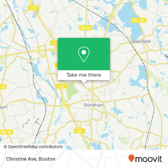 Christine Ave map