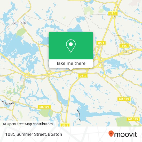 1085 Summer Street map