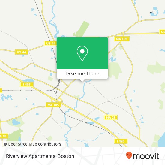 Mapa de Riverview Apartments