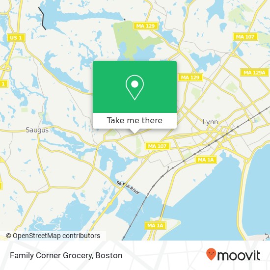 Mapa de Family Corner Grocery