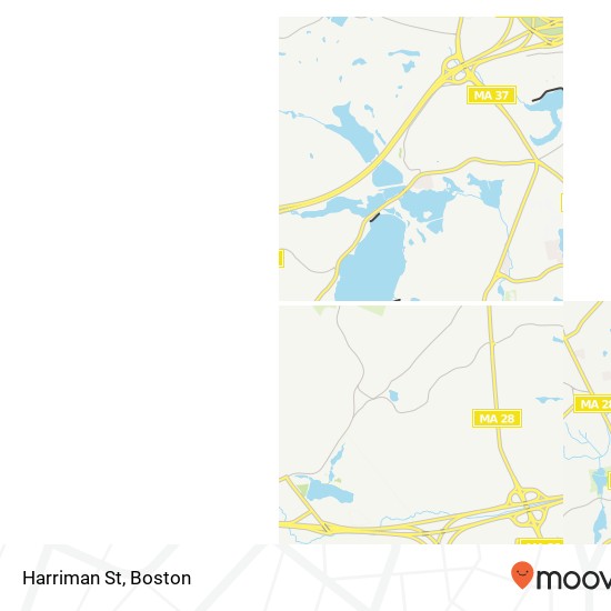 Harriman St map