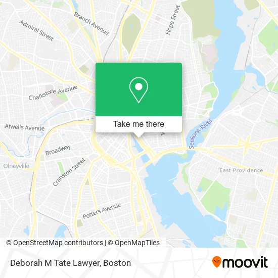 Deborah M Tate Lawyer map