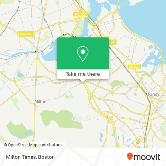 Milton Times map