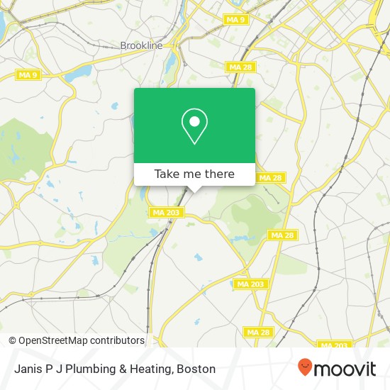 Mapa de Janis P J Plumbing & Heating
