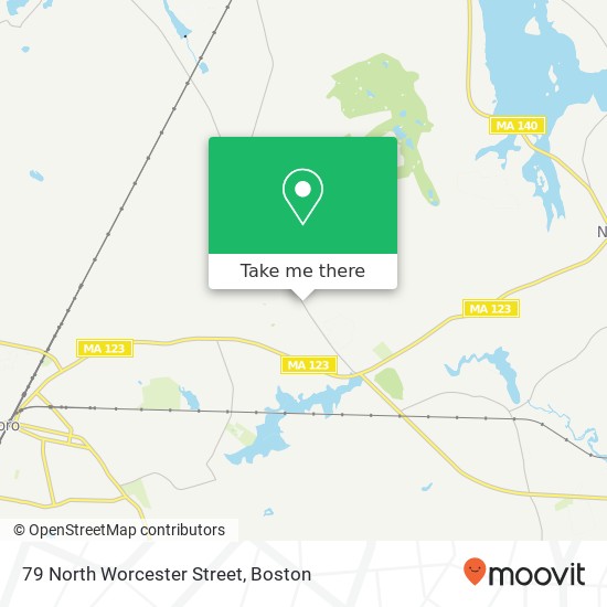 Mapa de 79 North Worcester Street