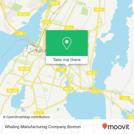 Whaling Manufacturing Company map