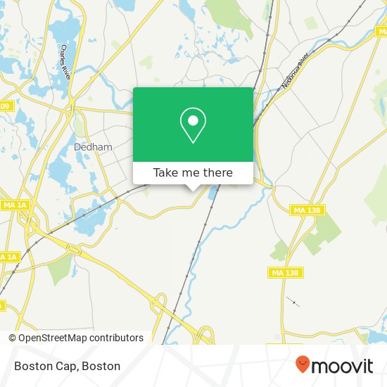 Mapa de Boston Cap