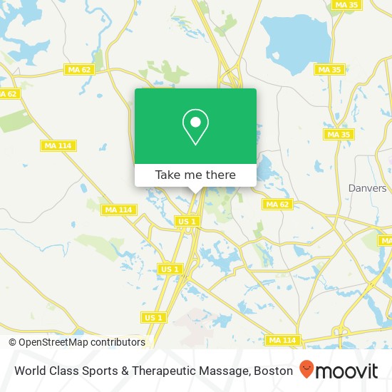 World Class Sports & Therapeutic Massage map