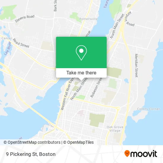 Mapa de 9 Pickering St