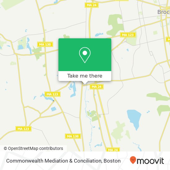 Mapa de Commonwealth Mediation & Conciliation