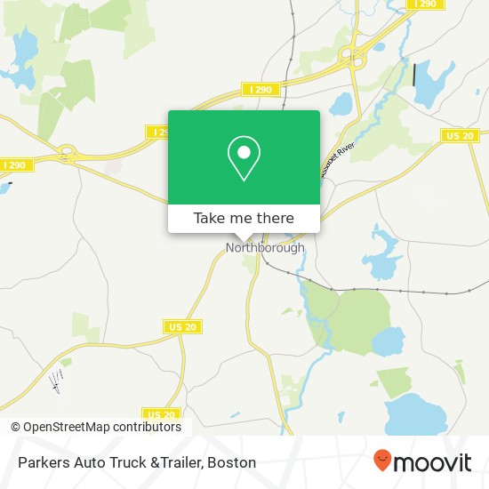 Parkers Auto Truck &Trailer map