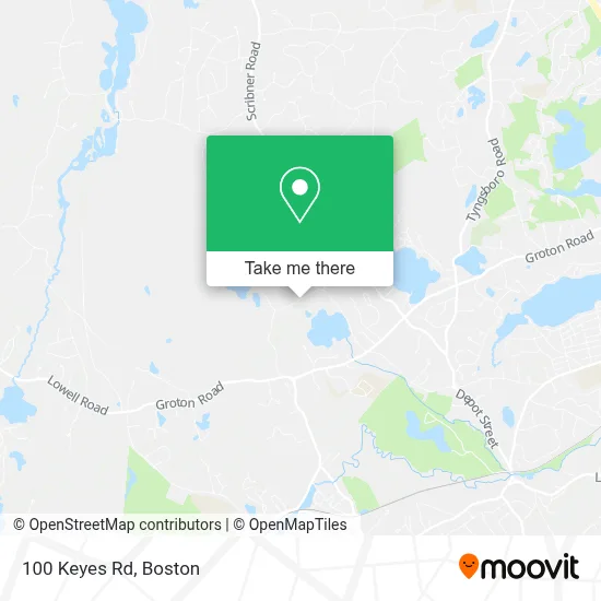 100 Keyes Rd map