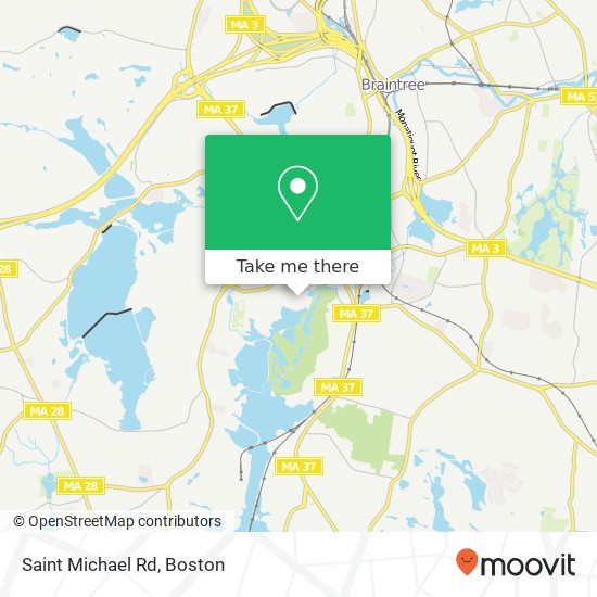 Mapa de Saint Michael Rd