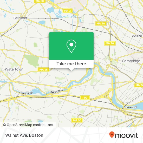 Mapa de Walnut Ave
