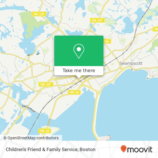 Children's Friend & Family Service map