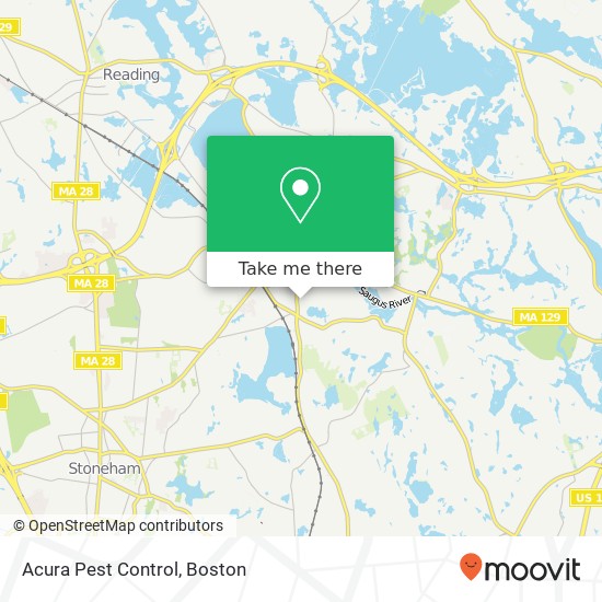 Acura Pest Control map