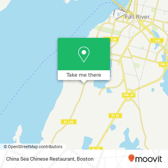 China Sea Chinese Restaurant map