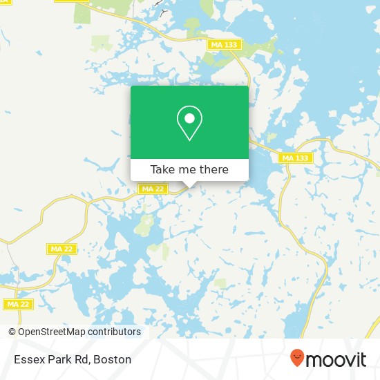Essex Park Rd map