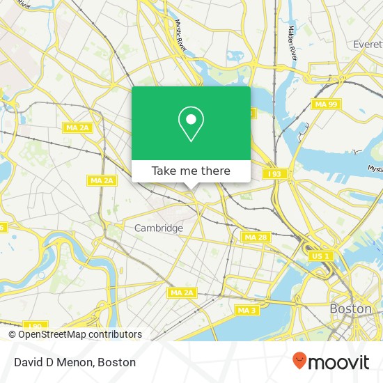 David D Menon map