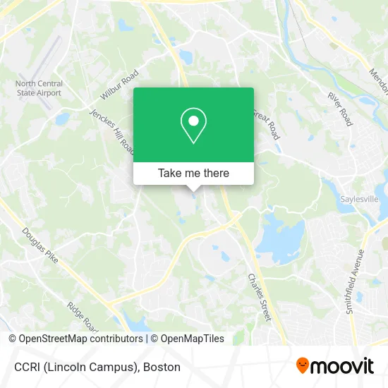 CCRI (Lincoln Campus) map