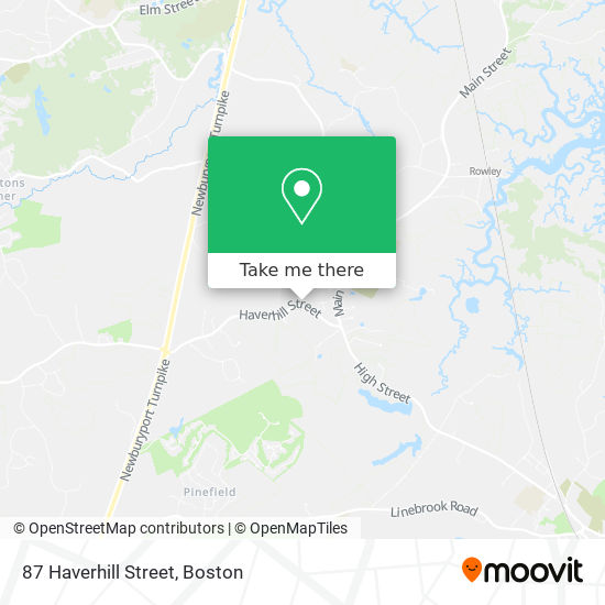 87 Haverhill Street map