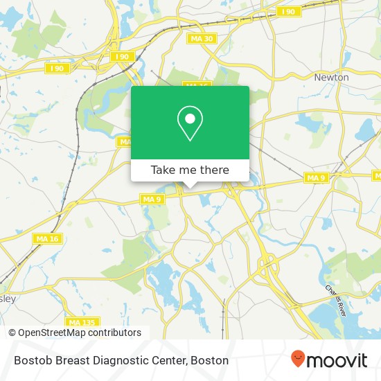 Bostob Breast Diagnostic Center map