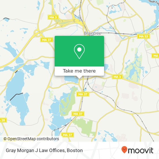 Mapa de Gray Morgan J Law Offices