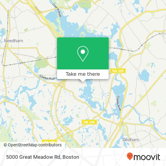 5000 Great Meadow Rd map