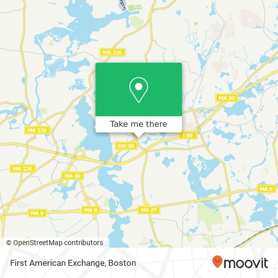 Mapa de First American Exchange